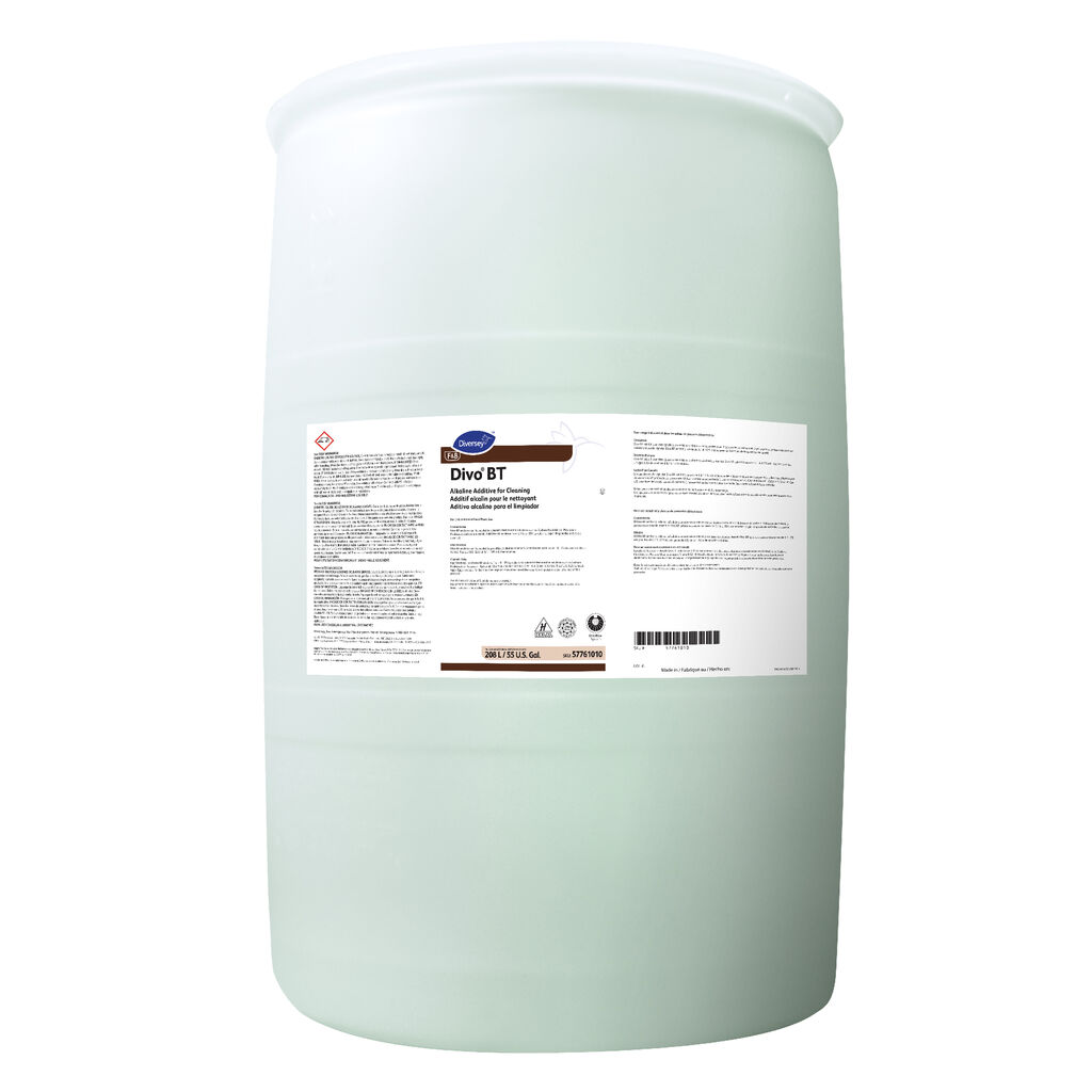 Divo BT, 55gal - Additif alcalin pour le nettoyage